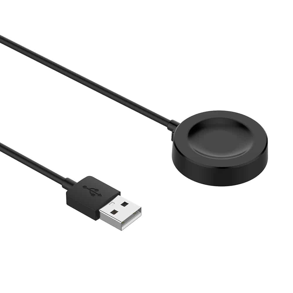 Techsuit - SmartWatch Wireless Charging Καλώδιο (THC1) - for Huawei Watch 4/4 Pro/Honor 4 Pro, USB, 10W, Desk Holder - Black - Image 2