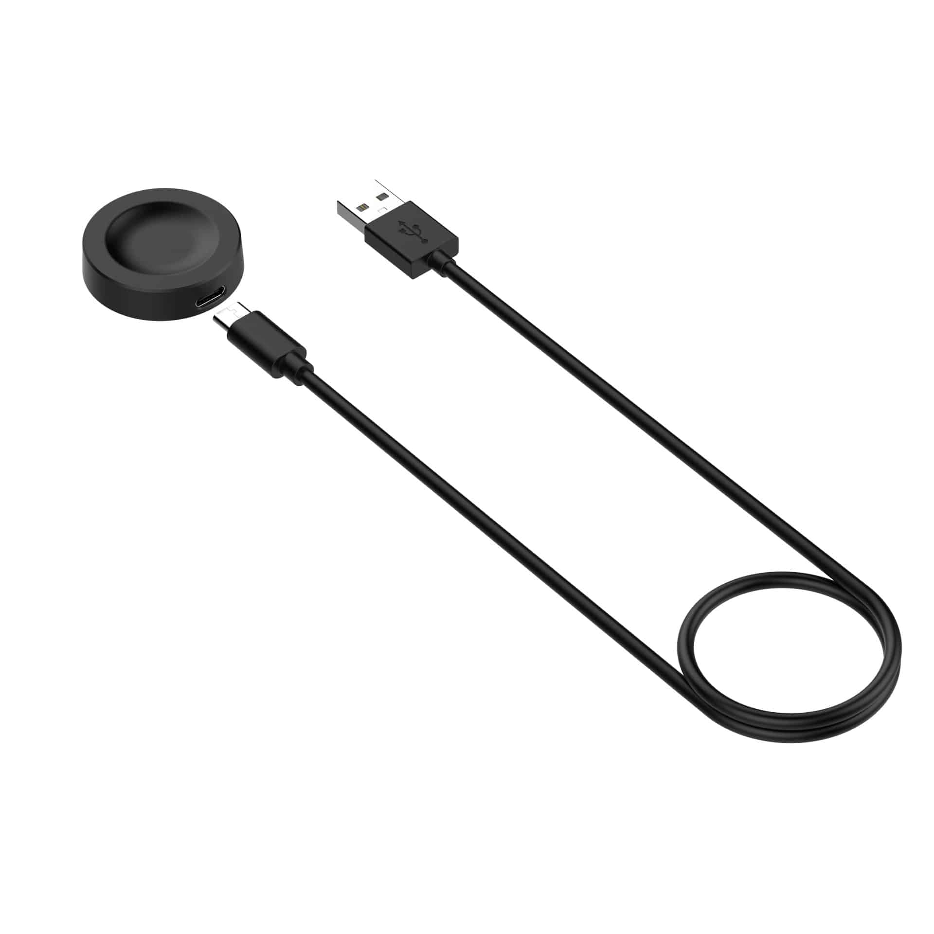 Techsuit - SmartWatch Wireless Charging Καλώδιο (THC2) - for Huawei Watch 4/4 Pro/GT4/Honor 4 Pro, 10W with Desk Holder - Black - Image 4
