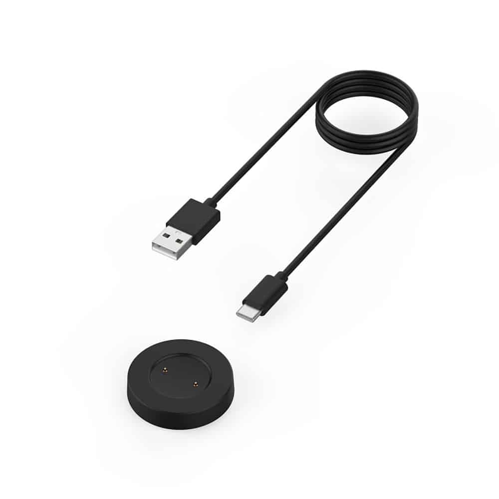 Techsuit - Καλώδιο Ασύρματης Φόρτισης SmartWatch (THC3) - για Huawei Watch, Honor Watch, USB, 3.5W με Βάση Γραφείου - Μαύρο - Image 5