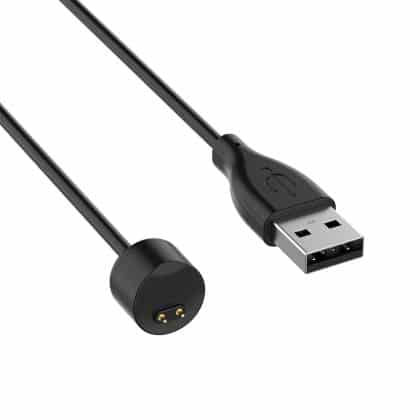Techsuit - SmartWatch Wireless Charging Καλώδιο (TXC1) - for Xiaomi Mi Band 5/6/7, USB, 3.5W, 1m - Black