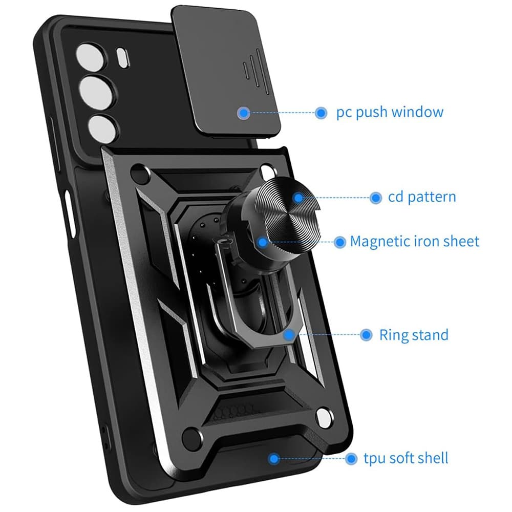 Techsuit CamShield Series - θήκη για Motorola Edge 30 - Μαύρο - Image 6