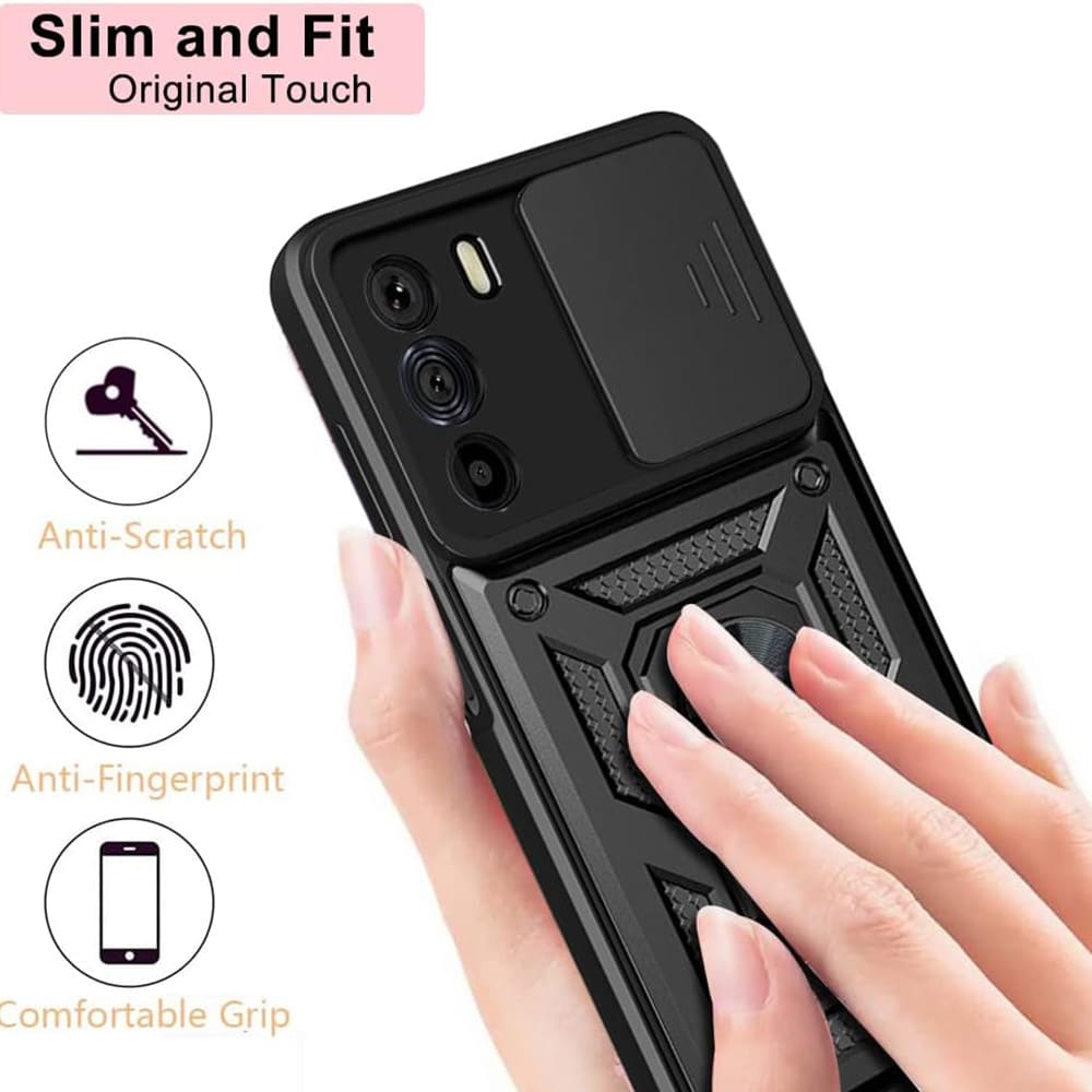 Techsuit CamShield Series - θήκη για Motorola Edge 30 - Μαύρο - Image 3