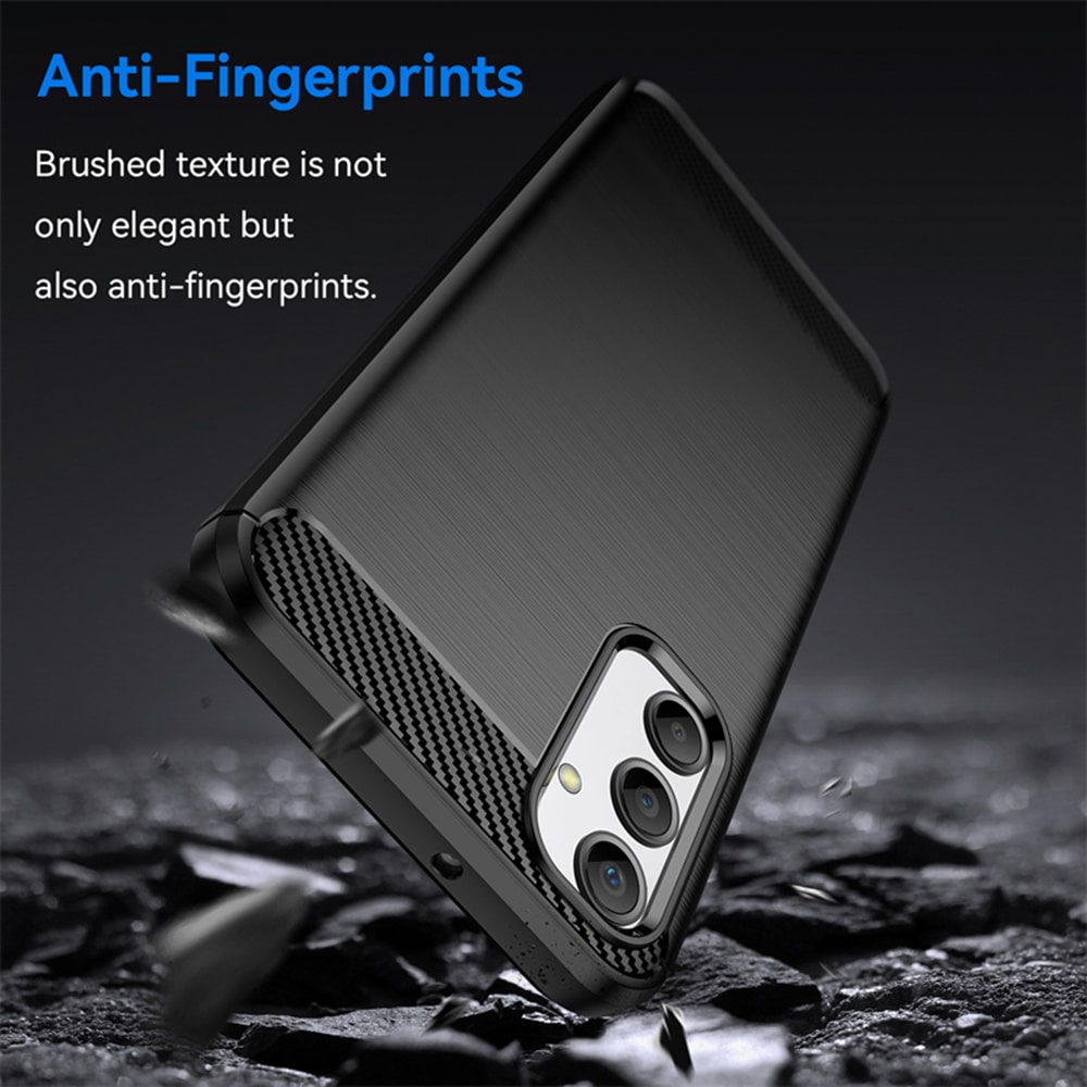 Techsuit Carbon Silicone - Samsung Galaxy A25 - Μαύρο - Image 4