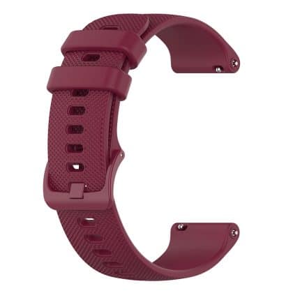 Techsuit - Watchband 22mm (W006) - Huawei Watch GT 2 (46mm)/GT 2 Pro/GT 3 Pro (46mm)/Ultimate, Xiaomi Watch S1 - Burgundy