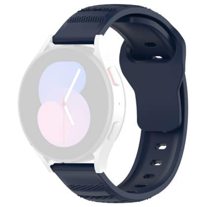 Techsuit - Watchband 20mm (W050) - Samsung Galaxy Watch 4/5/Active 2, Huawei Watch GT 3 (42mm)/GT 3 Pro (43mm) - Blue