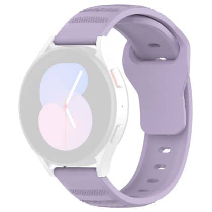 Techsuit - Watchband 20mm (W050) - Samsung Galaxy Watch 4/5/Active 2, Huawei Watch GT 3 (42mm)/GT 3 Pro (43mm) - Purple