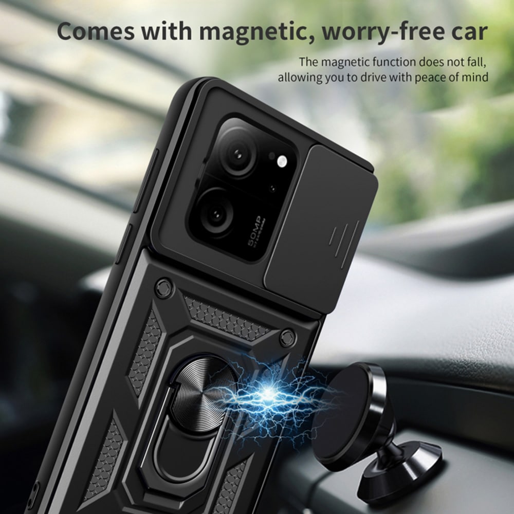 Techsuit CamShield Series - θήκη για Xiaomi 13T / Pro - Μαύρο - Image 4