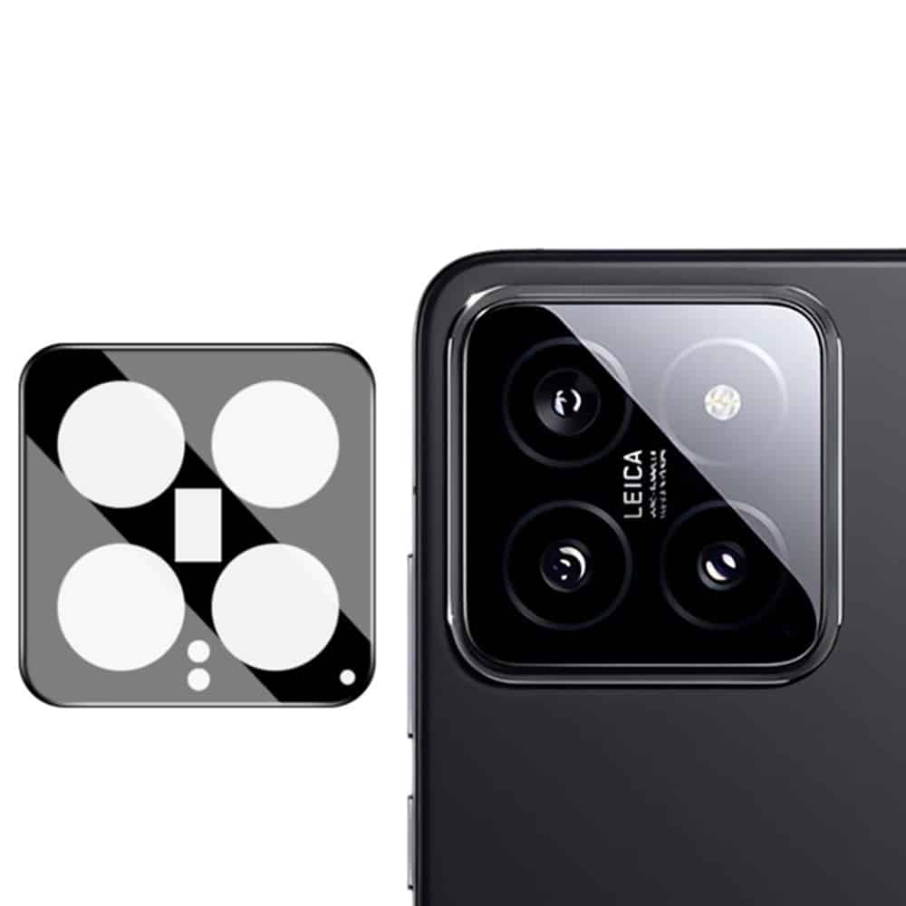 Techsuit - Full Camera Glass - Xiaomi 14 - Black - Image 3