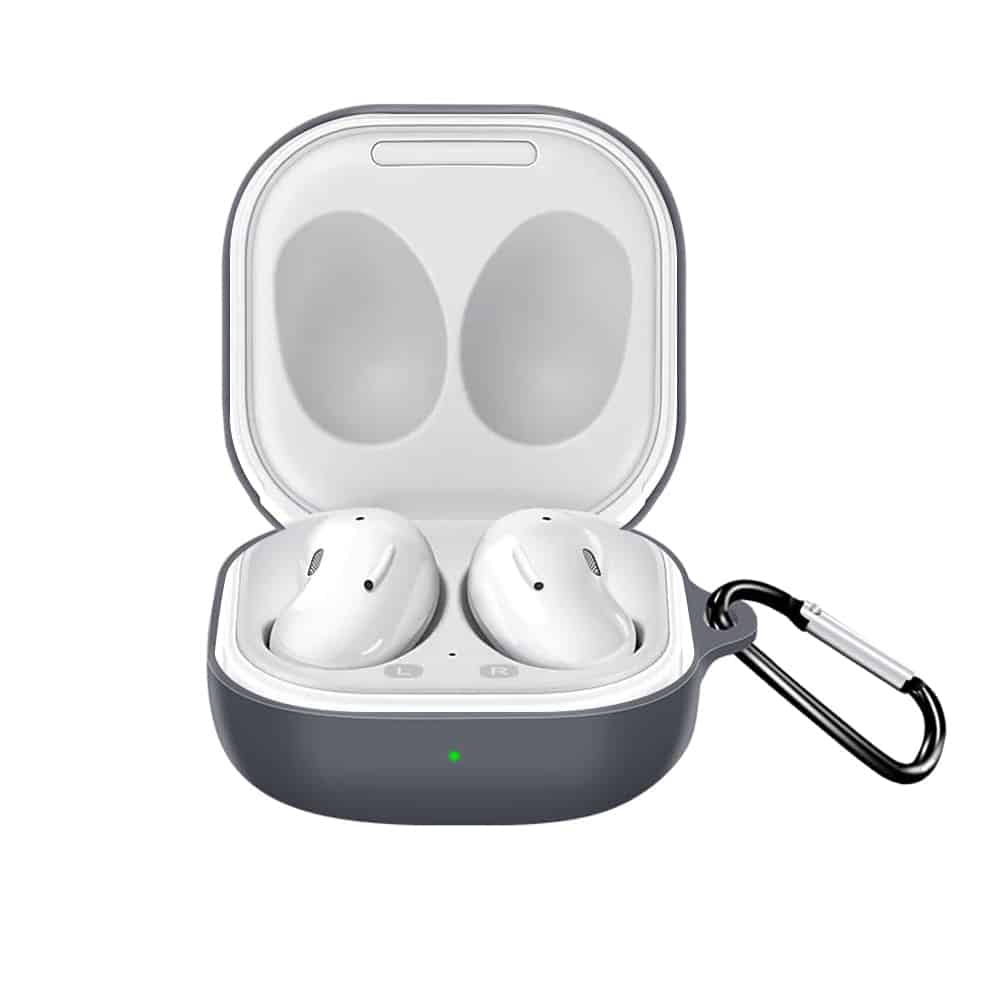 Techsuit - Θήκη Σιλικόνης - για Samsung Galaxy Buds FE / 2 Pro / 2 / Live / Pro, Λείο Υπερλεπτό Υλικό - Μαύρο - Image 3