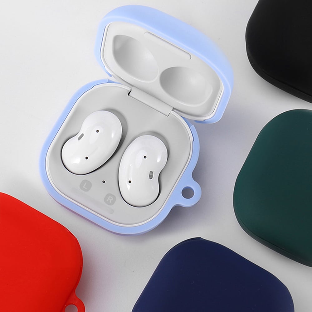 Techsuit - Θήκη Σιλικόνης - για Samsung Galaxy Buds FE / 2 Pro / 2 / Live / Pro, Λείο Υπερλεπτό Υλικό - Μαύρο - Image 6