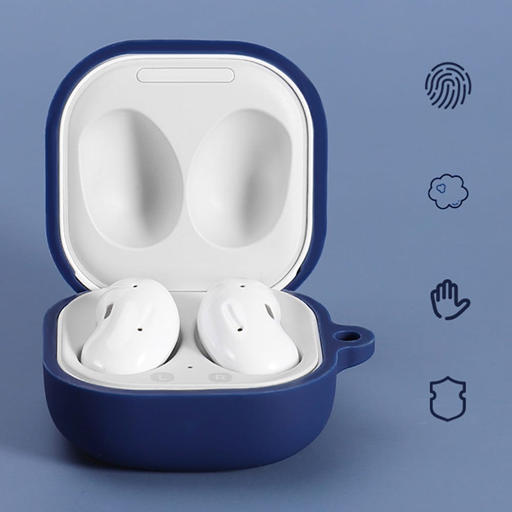 Techsuit - Θήκη Σιλικόνης - για Samsung Galaxy Buds FE / 2 Pro / 2 / Live / Pro, Λείο Υπερλεπτό Υλικό - Μαύρο - Image 7