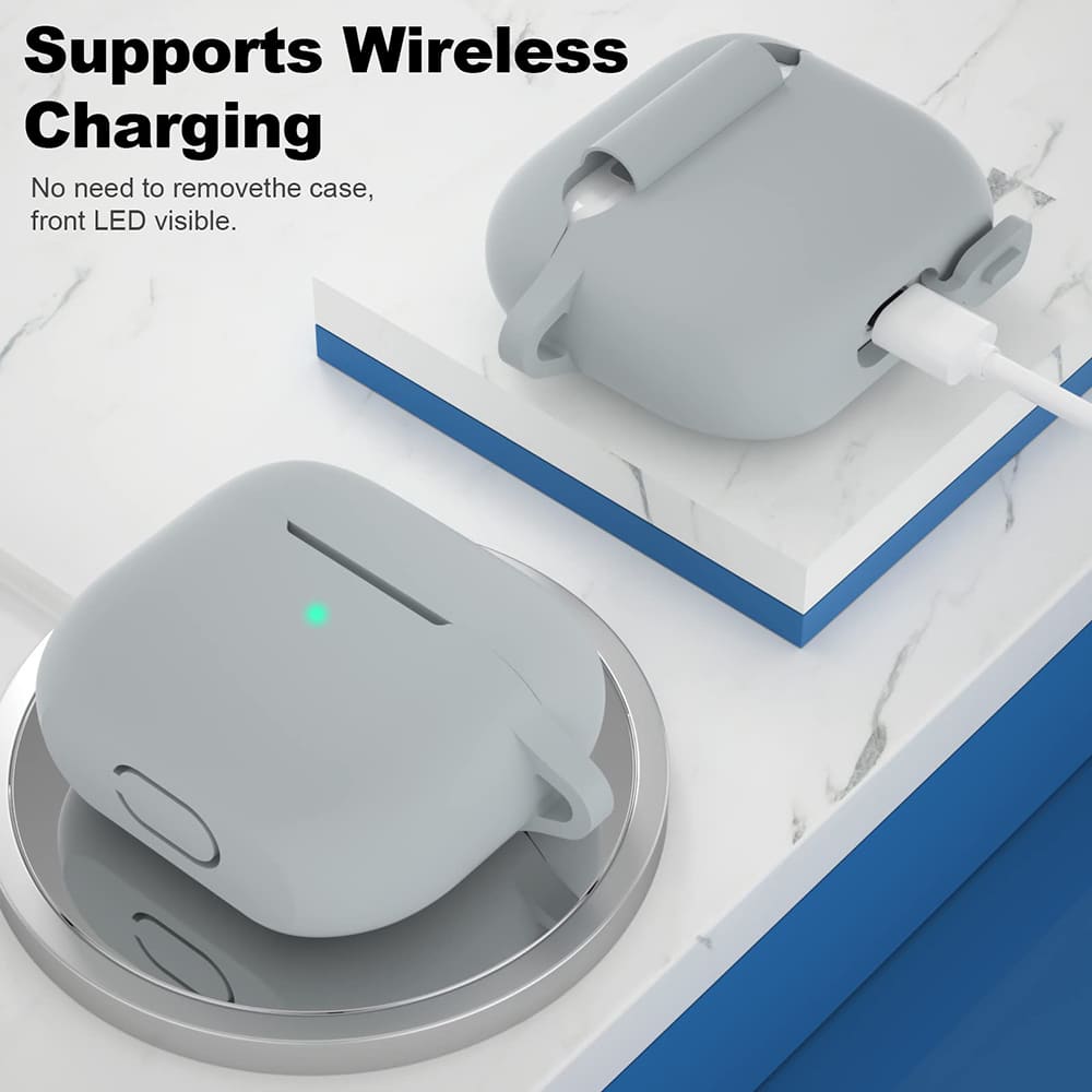 Techsuit - Θήκη Σιλικόνης - για Apple AirPods 3, Ομαλό Υπερλεπτό Υλικό - Μωβ - Image 5