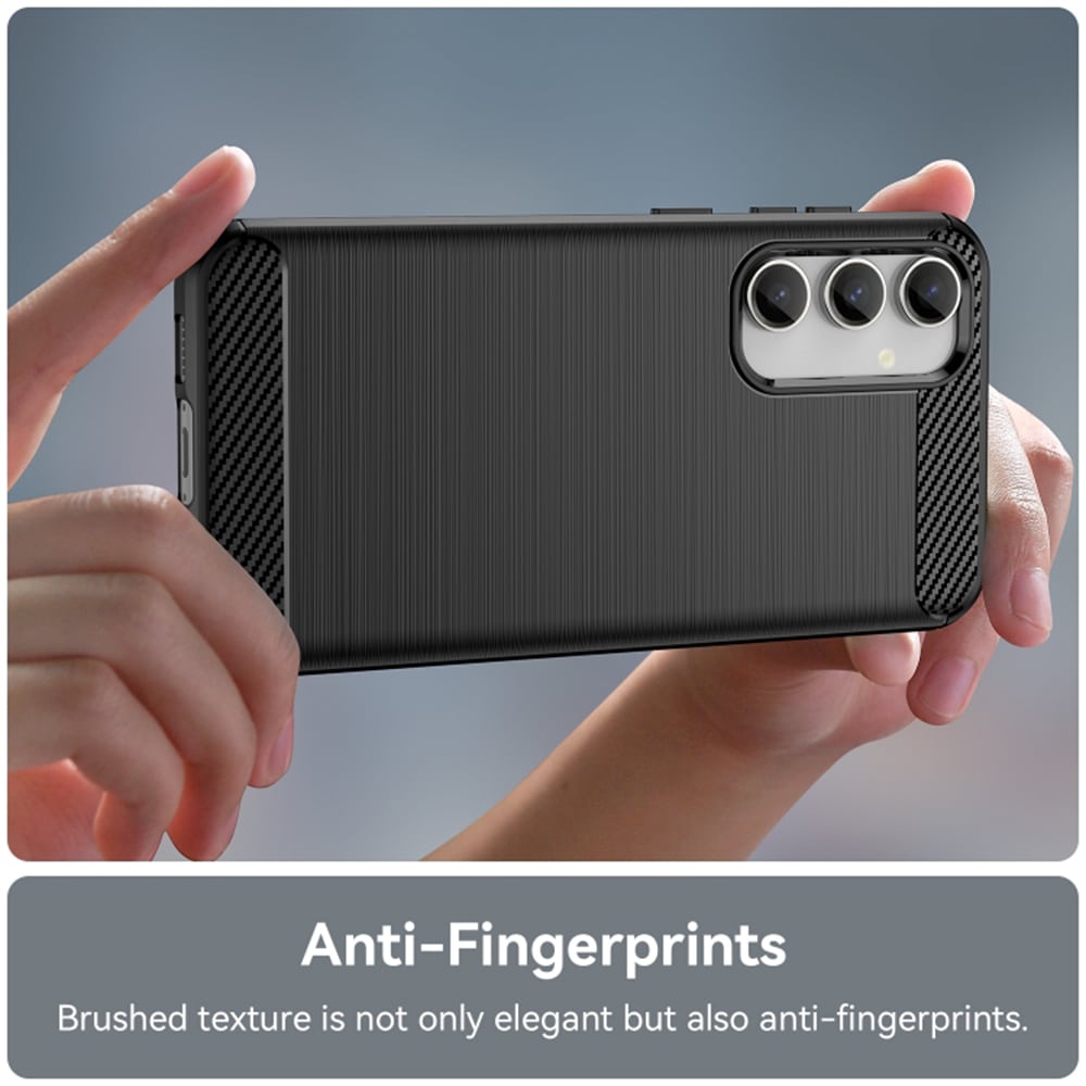 Techsuit Carbon Silicone - θήκη για Samsung Galaxy A35 - Μαύρο - Image 2