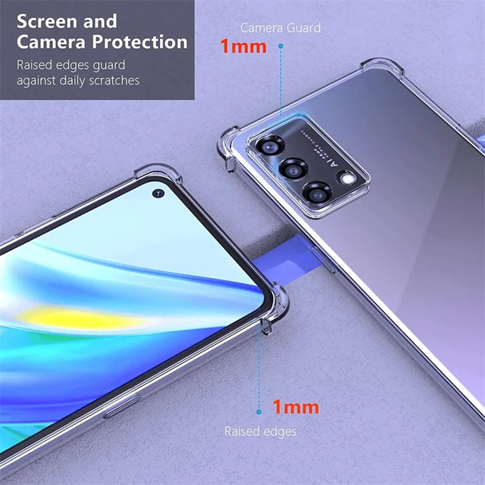 Techsuit Shockproof Clear Silicone - θήκη για Oppo Reno10 - Διάφανο - Image 3