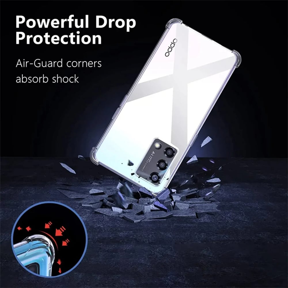 Techsuit Shockproof Clear Silicone - θήκη για Oppo Reno10 - Διάφανο - Image 4