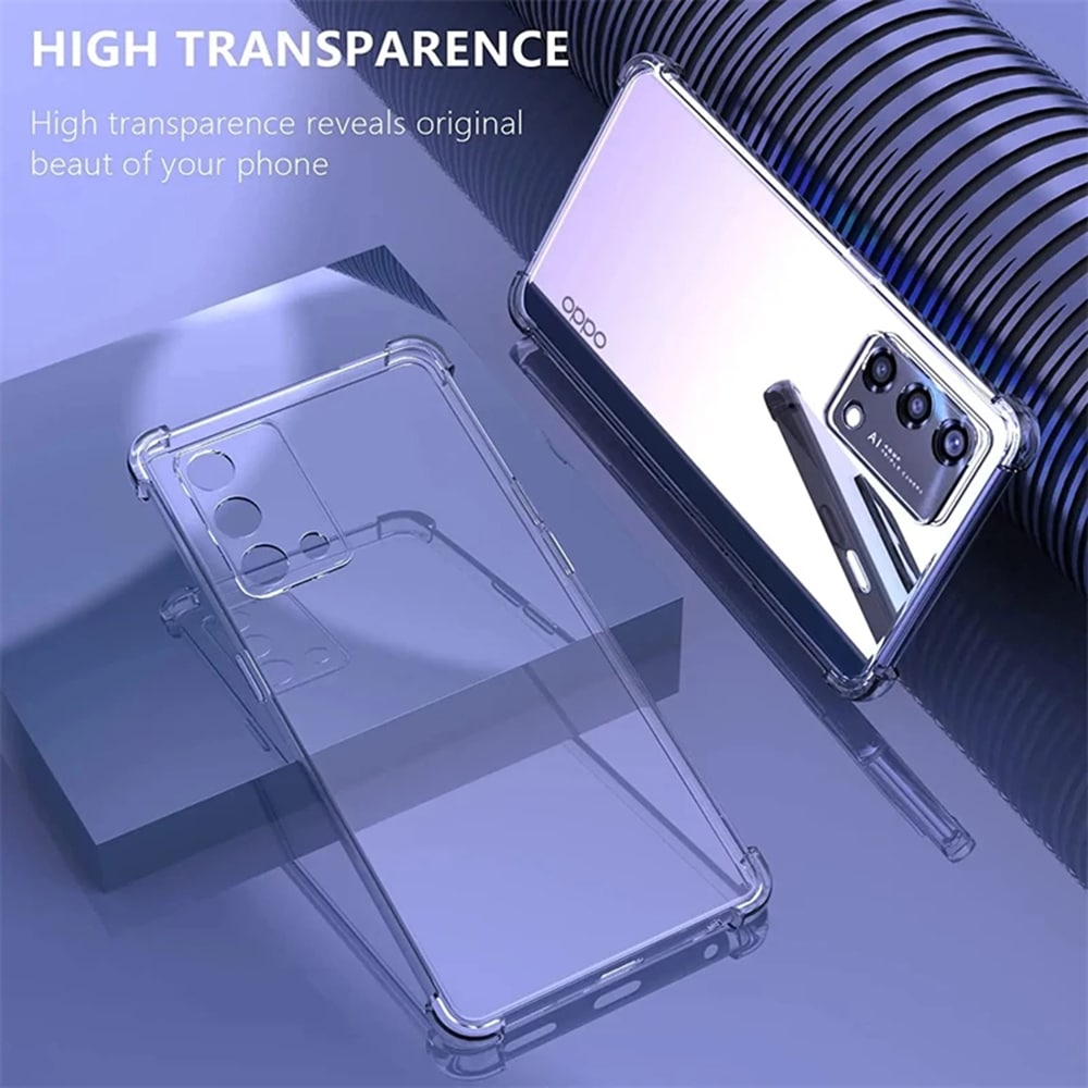 Techsuit Shockproof Clear Silicone - θήκη για Oppo Reno10 - Διάφανο - Image 2