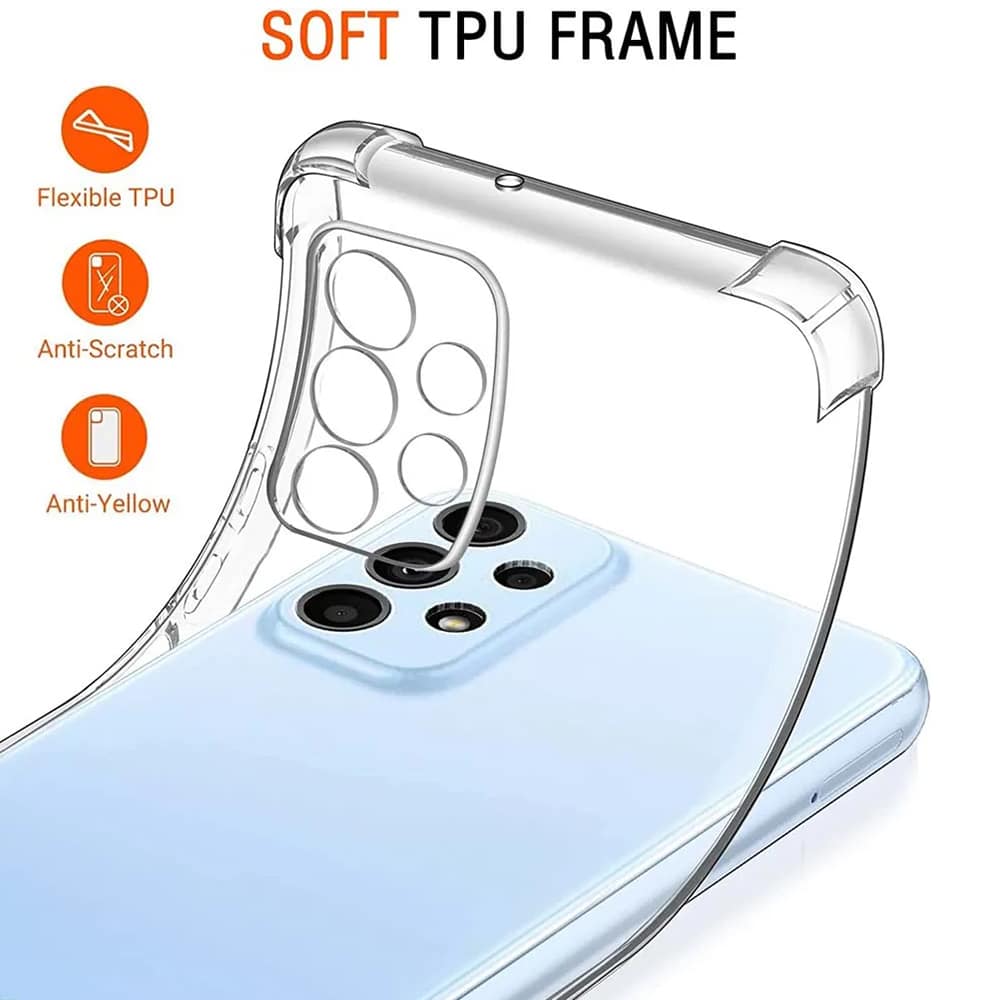 Techsuit Shockproof Clear Silicone - θήκη για Samsung Galaxy A23 - Διάφανο - Image 3