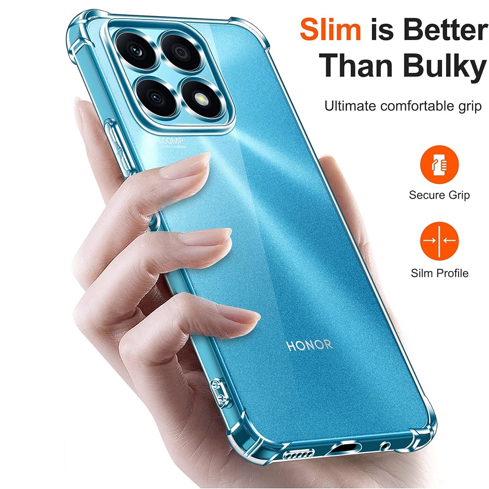 Techsuit Shockproof Clear Silicone - θήκη για Honor X8a - Διάφανο - Image 2