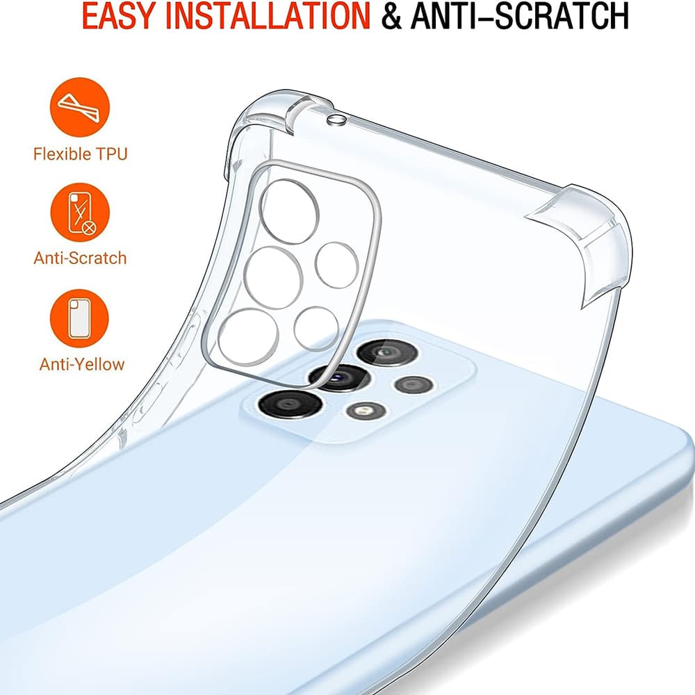 Techsuit Ανθεκτική Διαφανής Σιλικόνη - θήκη για Samsung Galaxy A53 5G - Διάφανο - Image 2