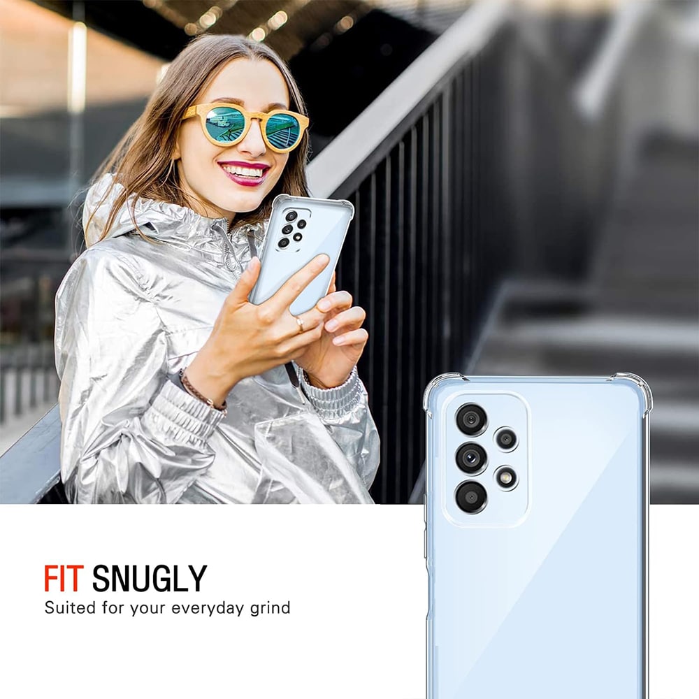 Techsuit Ανθεκτική Διαφανής Σιλικόνη - θήκη για Samsung Galaxy A53 5G - Διάφανο - Image 4