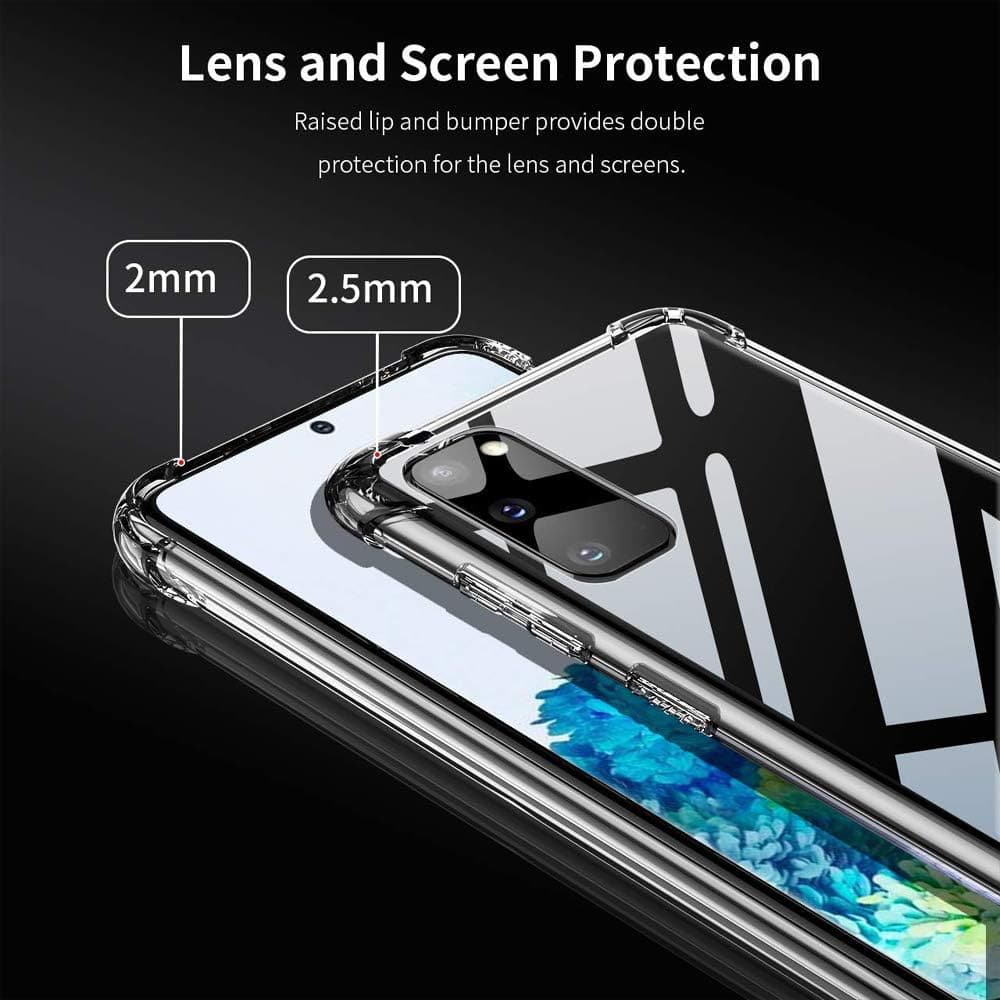 Techsuit Shockproof Clear Silicone - θήκη για Samsung Galaxy S20+ - Διάφανο - Image 2