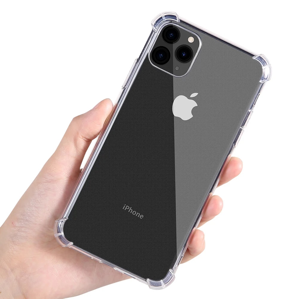 Techsuit Shockproof Clear Silicone - θήκη για Apple iPhone 11 Pro - Διάφανο - Image 2