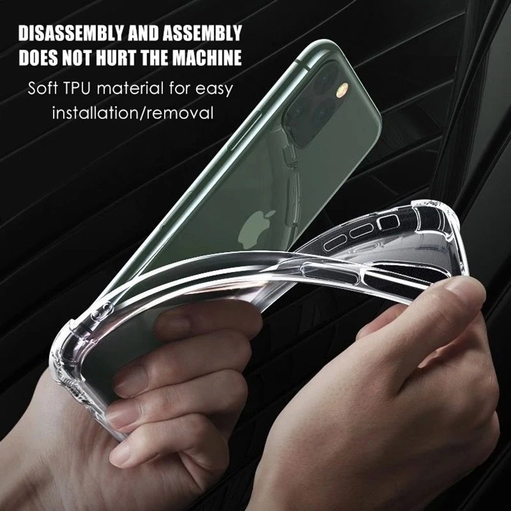Techsuit Shockproof Clear Silicone - θήκη για Apple iPhone 11 Pro - Διάφανο - Image 4
