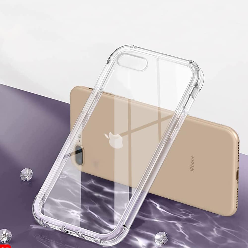 Techsuit Shockproof Clear Silicone - θήκη για Apple iPhone 7 Plus / 8 - Διάφανο - Image 2