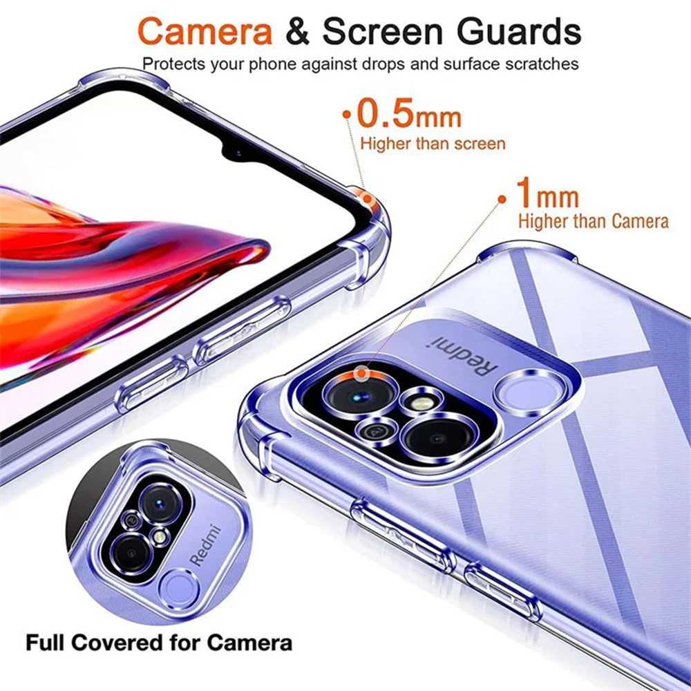 Techsuit Shockproof Clear Silicone - Motorola Moto E13 - Διάφανο - Image 2