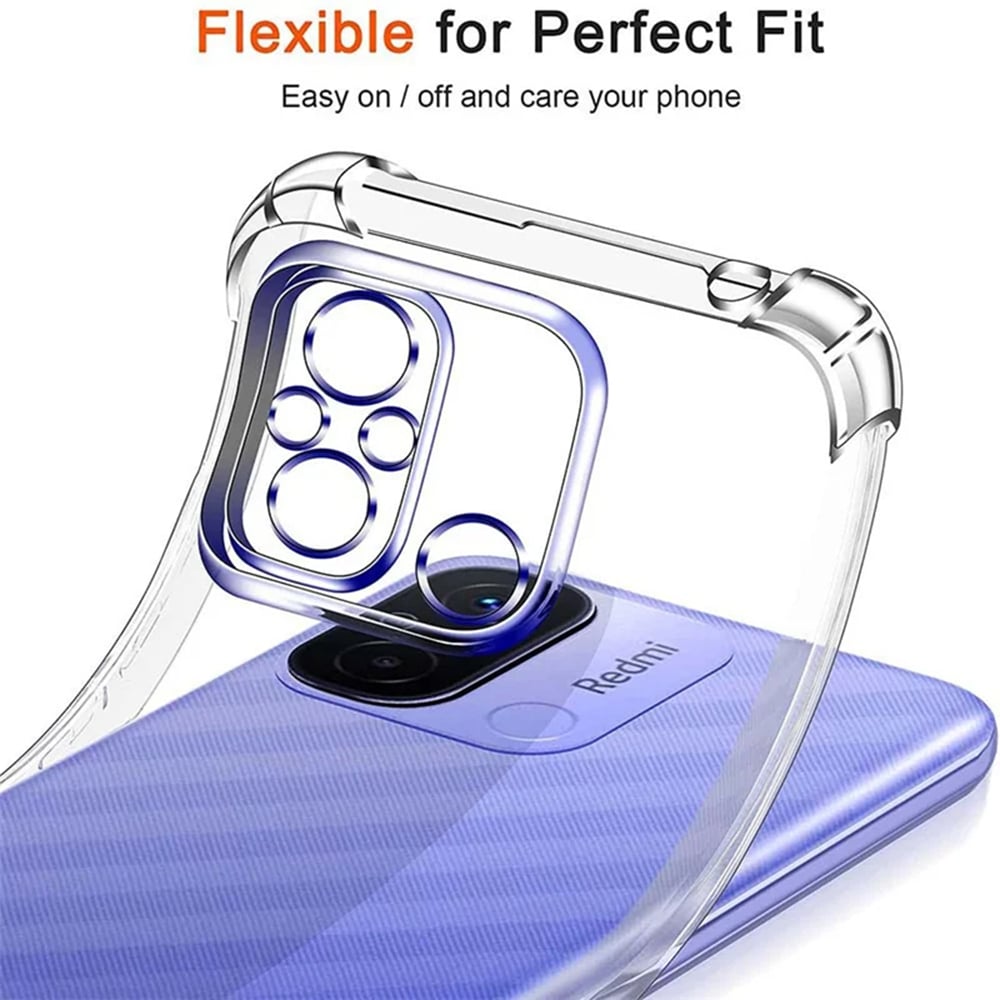 Techsuit Shockproof Clear Silicone - Motorola Moto E13 - Διάφανο - Image 4