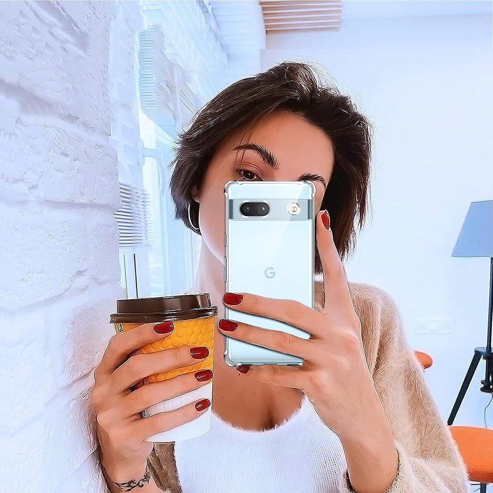 Techsuit Shockproof Clear Silicone - Google Pixel 7a - Διάφανο - Image 5