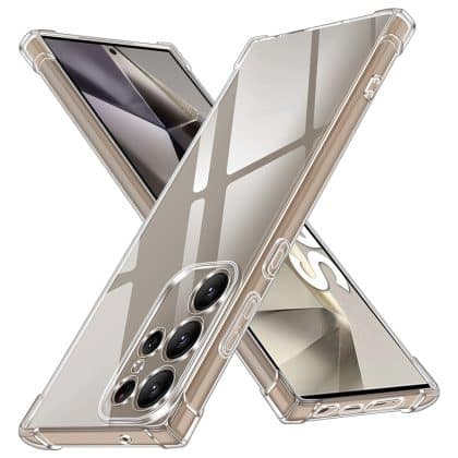 Techsuit Shockproof Clear Silicone - θήκη για Samsung Galaxy S24 Ultra - Διάφανο