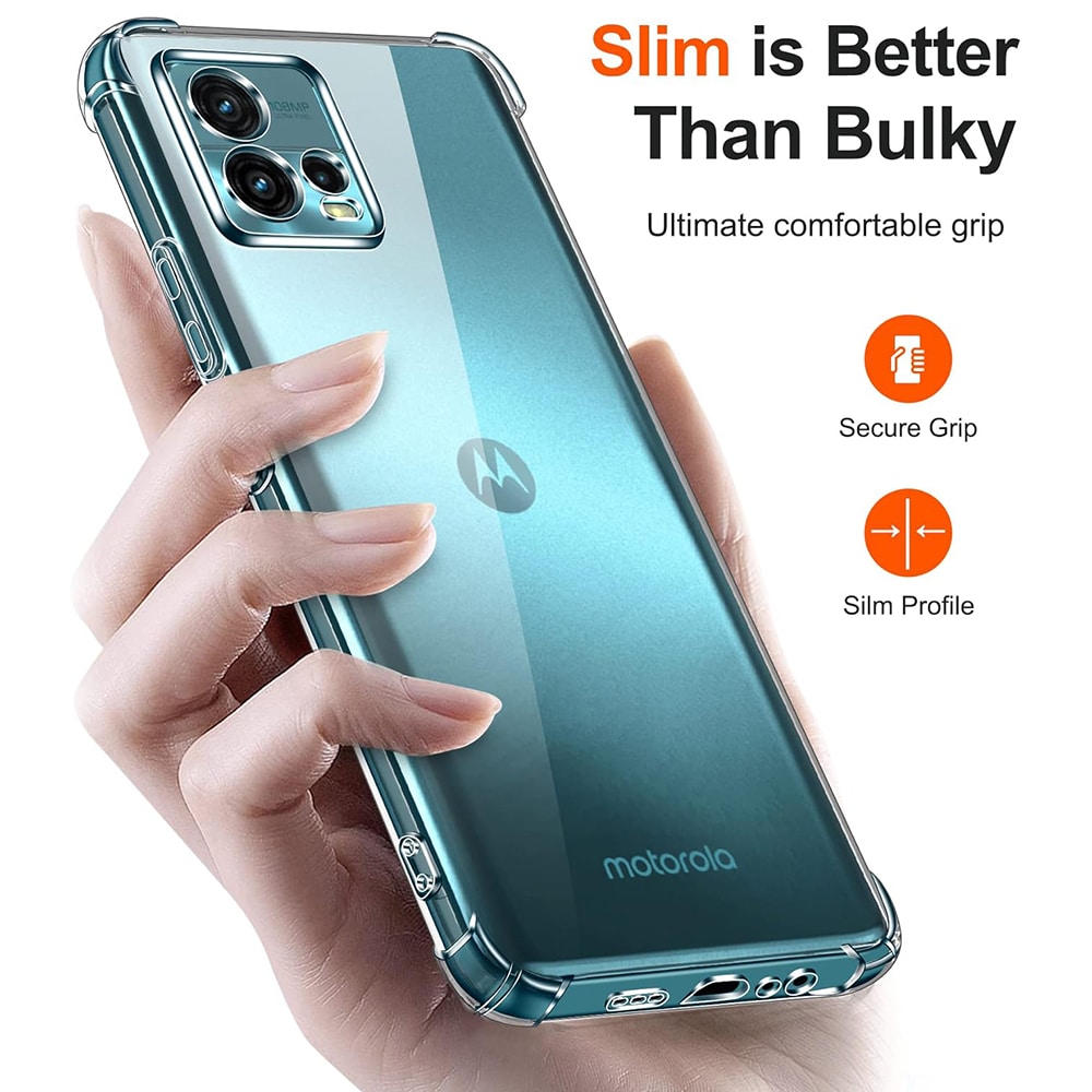 Techsuit Shockproof Clear Silicone - Motorola Moto G72 - Διάφανο - Image 2
