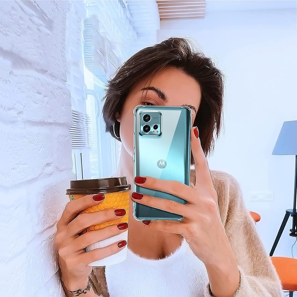 Techsuit Shockproof Clear Silicone - Motorola Moto G72 - Διάφανο - Image 6