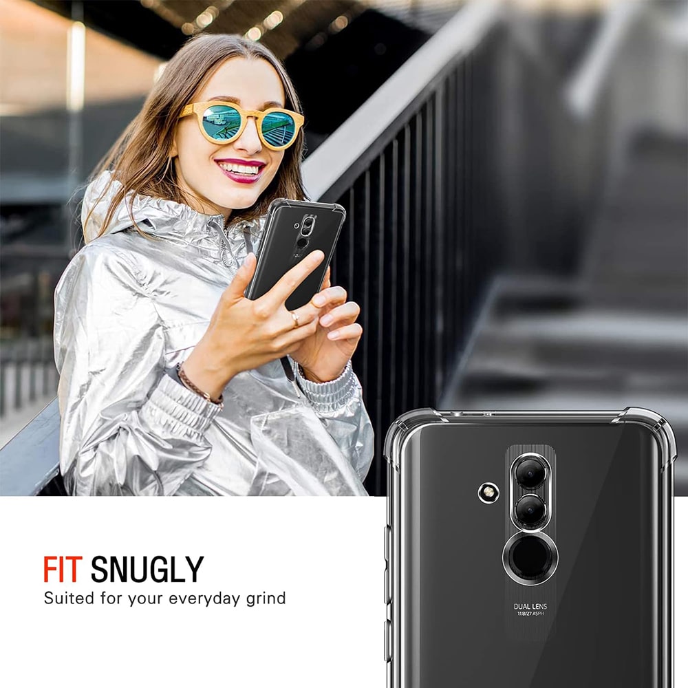 Techsuit Shockproof Clear Silicone - θήκη για Huawei Mate 20 lite - Διάφανο - Image 6
