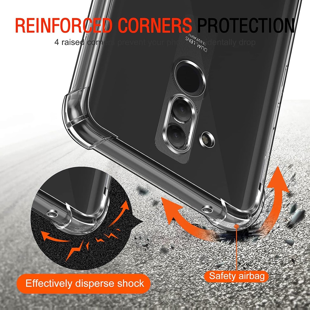 Techsuit Shockproof Clear Silicone - θήκη για Huawei Mate 20 lite - Διάφανο - Image 4