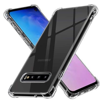 Techsuit Shockproof Clear Silicone - θήκη για Samsung Galaxy S10 - Διάφανο