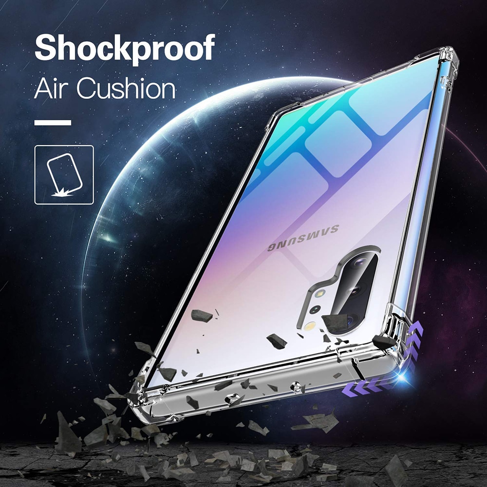 Techsuit Shockproof Clear Silicone - θήκη για Samsung Galaxy Note10+ - Διάφανο - Image 2