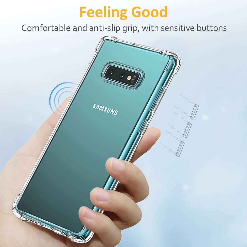 Techsuit Shockproof Clear Silicone - θήκη για Samsung Galaxy S10e - Διάφανο - Image 2
