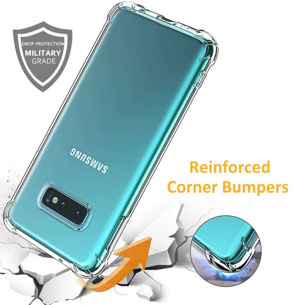 Techsuit Shockproof Clear Silicone - θήκη για Samsung Galaxy S10e - Διάφανο - Image 4