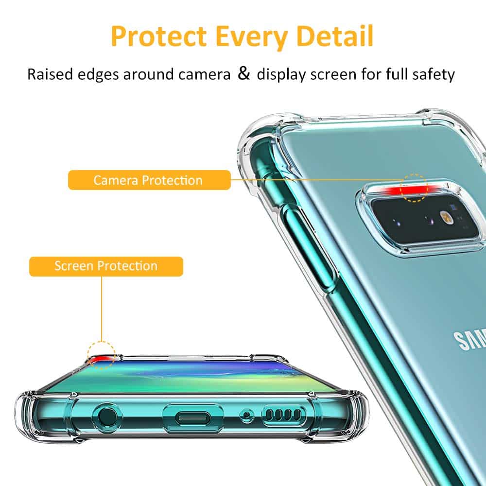 Techsuit Shockproof Clear Silicone - θήκη για Samsung Galaxy S10e - Διάφανο - Image 5