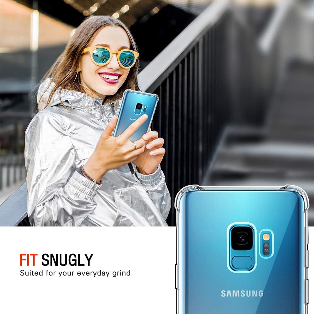 Techsuit Shockproof Clear Silicone - θήκη για Samsung Galaxy S9 - Διάφανο - Image 4