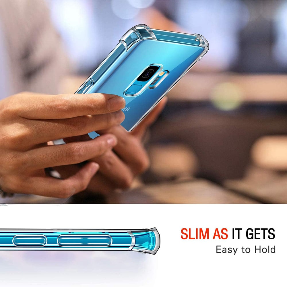 Techsuit Shockproof Clear Silicone - θήκη για Samsung Galaxy S9 - Διάφανο - Image 6