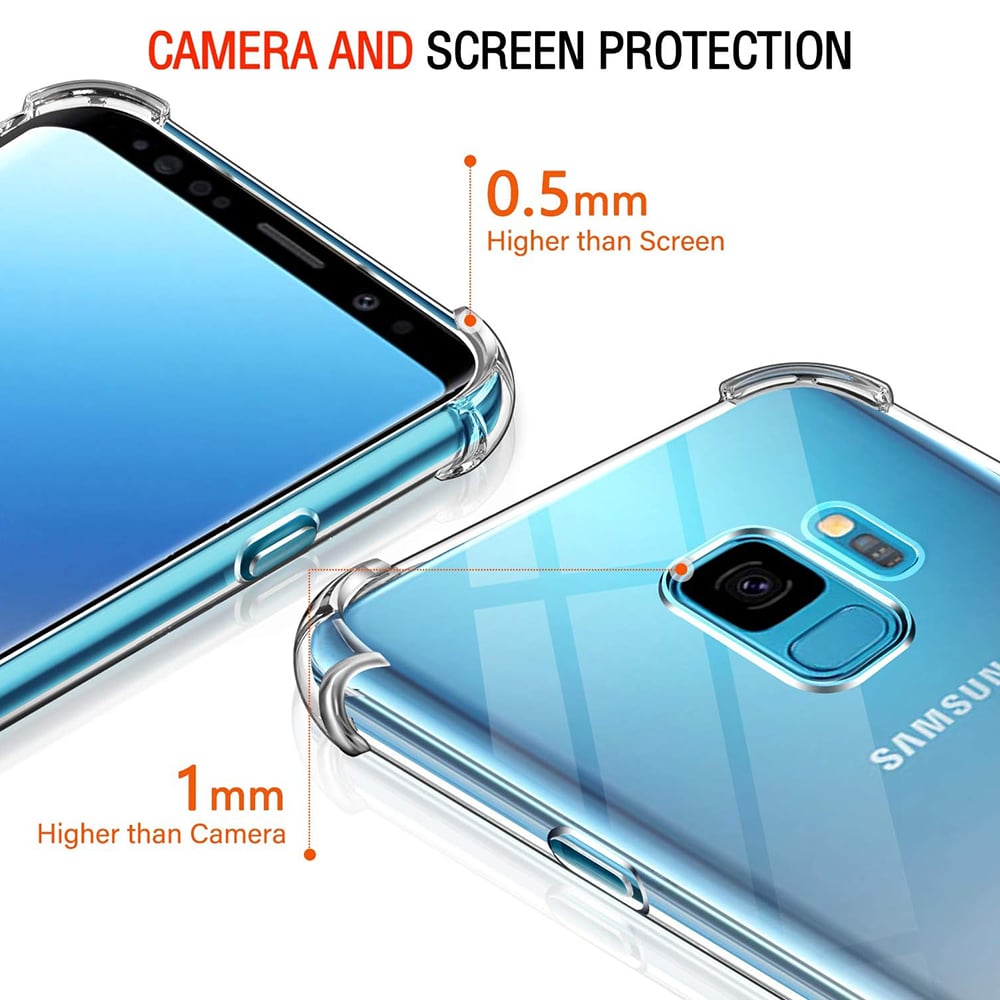 Techsuit Shockproof Clear Silicone - θήκη για Samsung Galaxy S9 - Διάφανο - Image 2