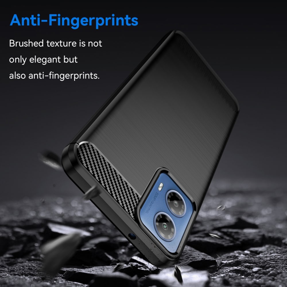 Techsuit Carbon Silicone - θήκη για Motorola Moto G34 - Μαύρο - Image 3