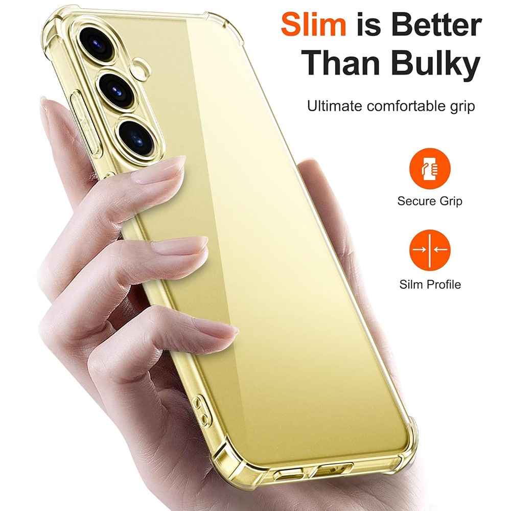 Techsuit Shockproof Clear Silicone - θήκη για Samsung Galaxy S24 - Διάφανο - Image 2