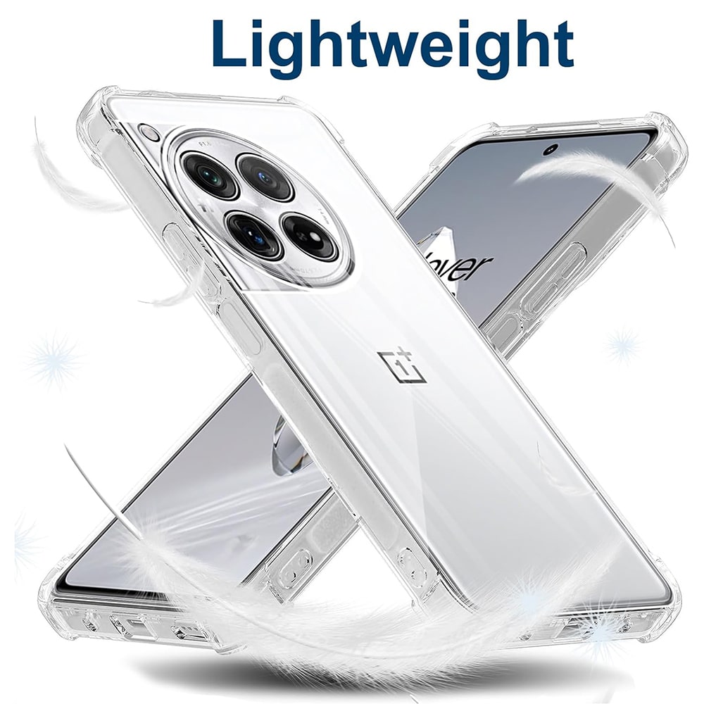 Techsuit Shockproof Clear Silicone - θήκη για Oneplus 12 - Διάφανο - Image 2