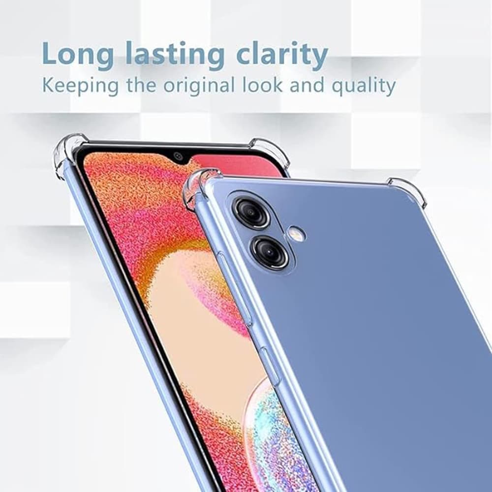 Techsuit Ανθεκτική Διαφανής Σιλικόνη - θήκη για Samsung Galaxy A05 - Διάφανο - Image 3