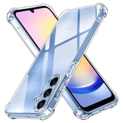 Techsuit Shockproof Clear Silicone - θήκη για Samsung Galaxy A25 - Διάφανο