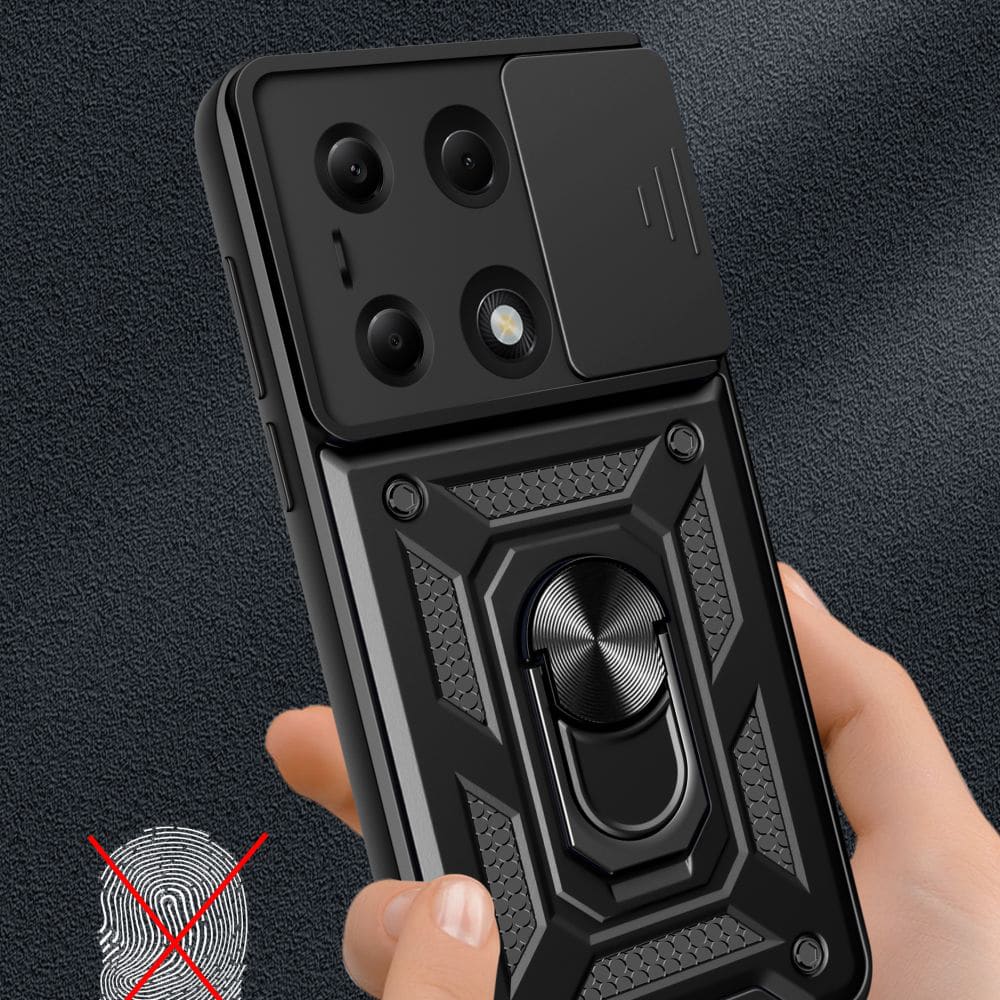 Techsuit CamShield Series - θήκη για Xiaomi Redmi Note 13 Pro / Poco M6 14S - Μαύρο - Image 2